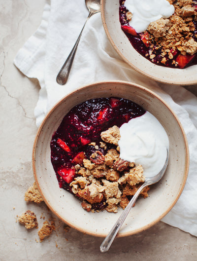 Simple Stovetop Crumble 